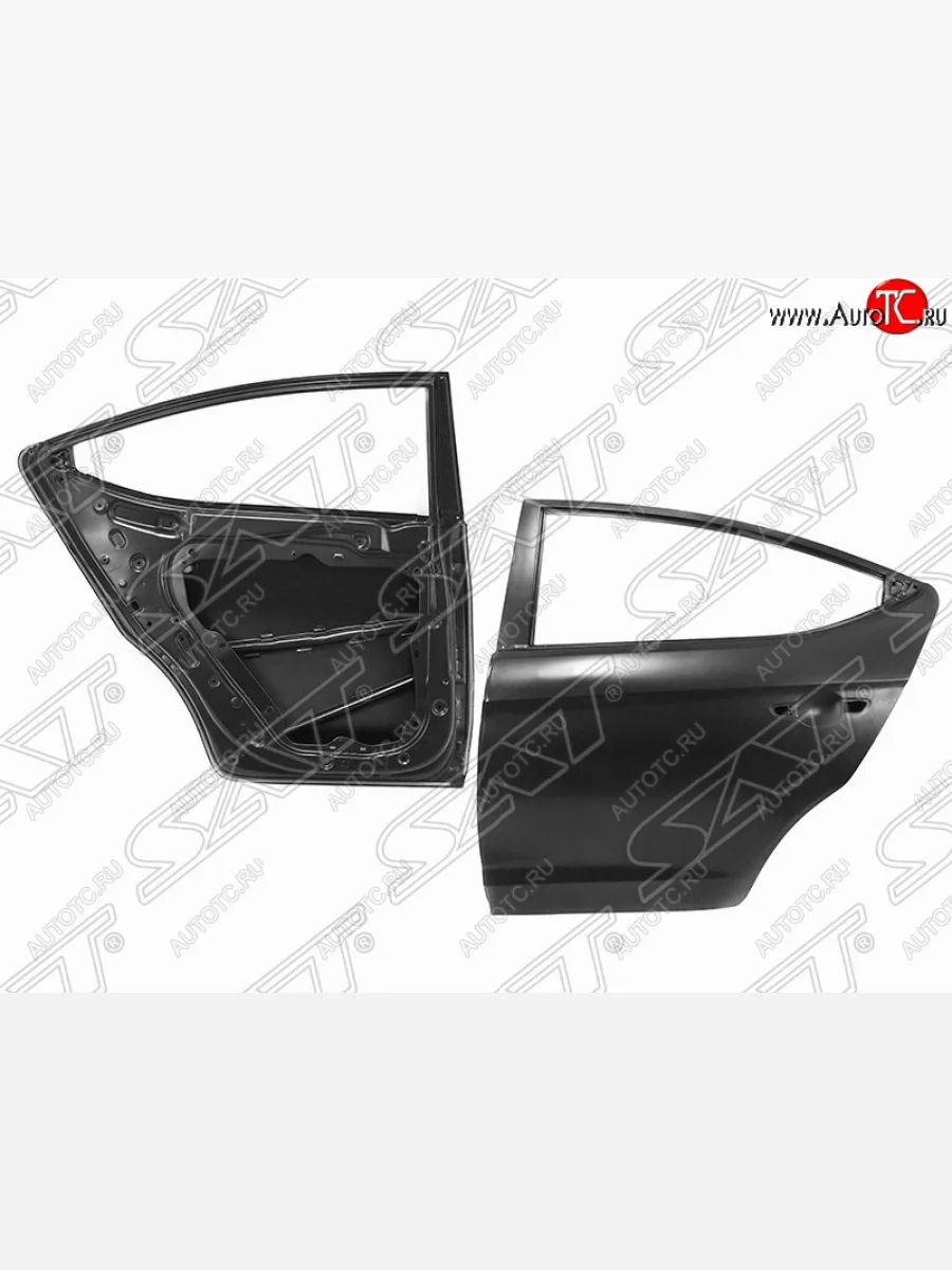 Левая дверь задняя SAT Hyundai Elantra AD дорестайлинг (2016-2019) (Неокрашенная)  в Самаре Самарской области