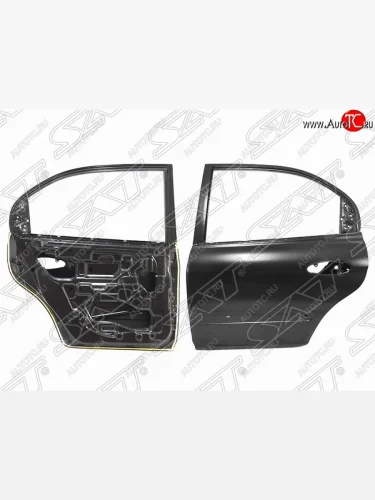 Левая дверь задняя SAT Hyundai Sonata  EF (2001-2013) рестайлинг ТагАЗ