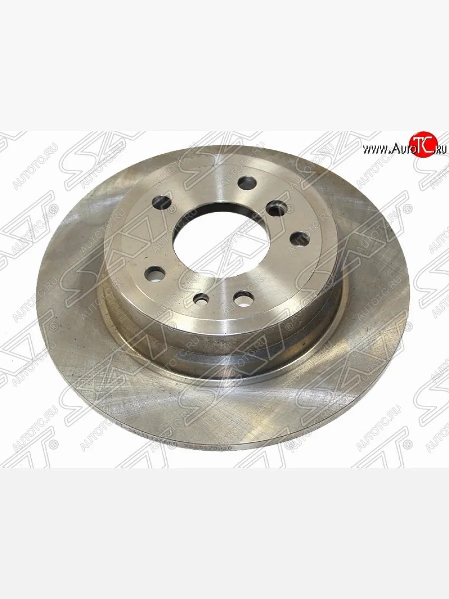 Задний тормозной диск SAT (не вентилируемый) BMW 5 серия E34 седан дорестайлинг (1988-1994)  в Самаре Самарской области