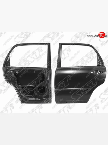 Левая дверь задняя SAT KIA Sportage  2 JE,KM (2004-2010) дорестайлинг,  рестайлинг