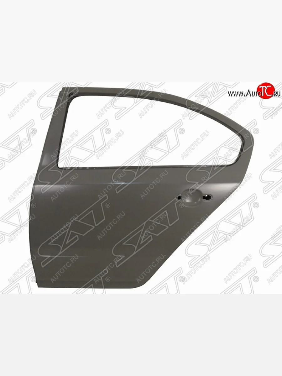 Левая дверь задняя SAT  Skoda Octavia (2004-2013) A5 (Неокрашенная)  в Самаре Самарской области