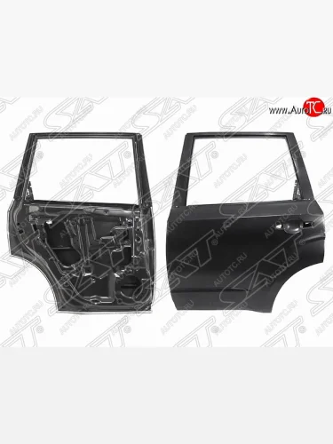 Левая дверь задняя SAT Subaru Forester  SH (2008-2013)