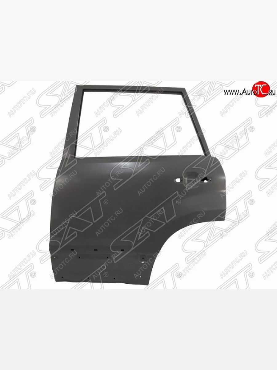 Левая дверь задняя SAT (под доп. хром. молдинг) Suzuki Grand Vitara JT 5 дверей дорестайлинг (2005-2008) (Неокрашенная)  в Керчи Республика Крым