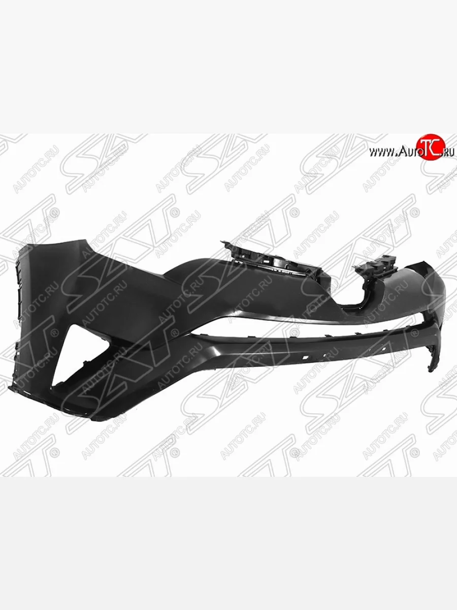 Передний бампер SAT Toyota RAV4 XA40 5 дв. рестайлинг (2015-2019) (Неокрашенный)  в Самаре Самарской области
