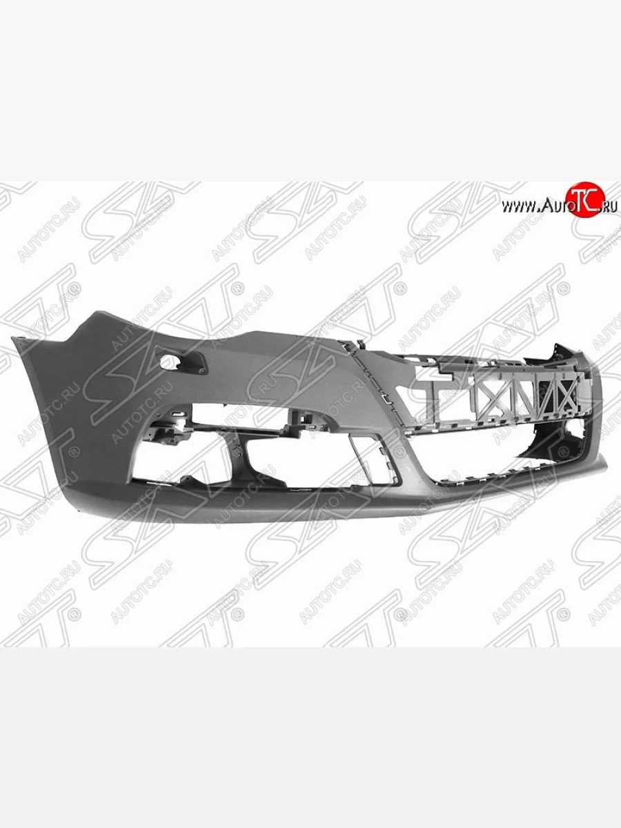 Передний бампер (под омыватели) SAT Volkswagen Passat CC дорестайлинг (2008-2012) (Неокрашенный)  в Самаре Самарской области
