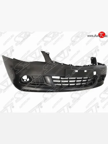 Передний бампер (заглушка под крюк слева) SAT Nissan Almera 3 G15 седан (2012-2019)