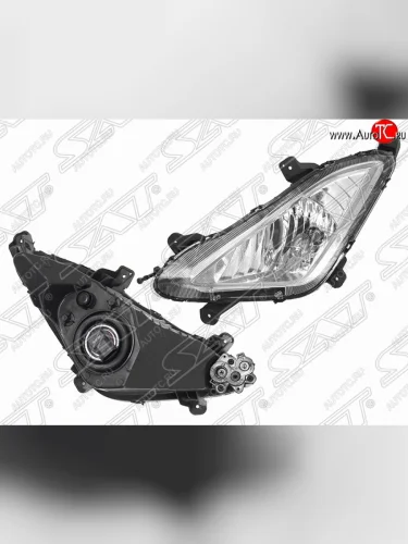 Левая противотуманная фара SAT Hyundai Elantra MD рестайлинг (2013-2016)