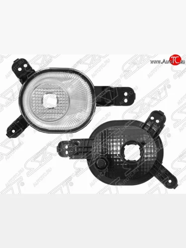 Левая противотуманная фара SAT KIA Rio 4 FB дорестайлинг седан (2016-2020)