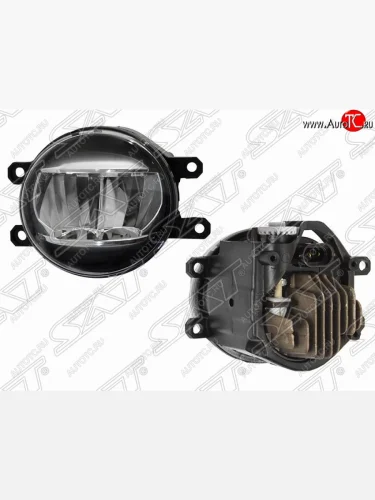 Левая противотуманная фара SAT (LED) Toyota Vitz XP90 хэтчбэк 5 дв. дорестайлинг (2005-2007)