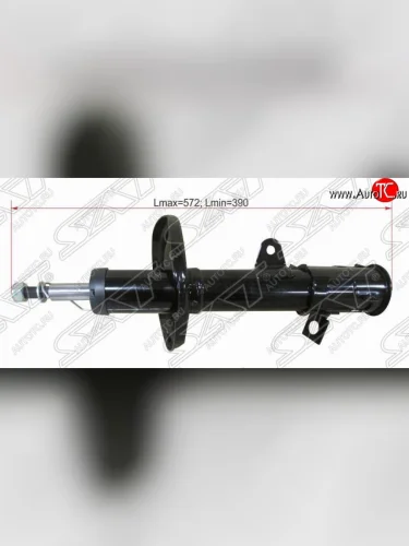 Левый амортизатор задний SAT Toyota Corolla Spacio E110 дорестайлинг (1997-1999)