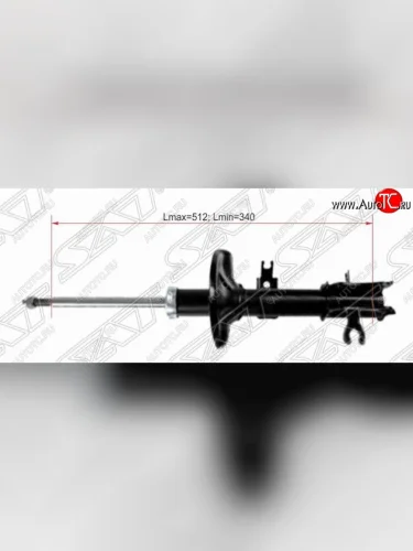 Правая стойка передняя SAT Chevrolet Aveo T200 хэтчбек 5 дв (2002-2008)