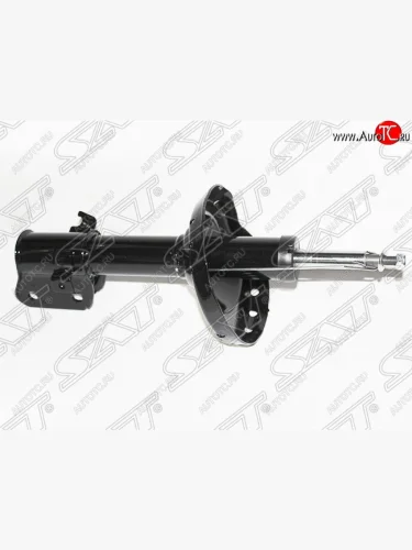 Левый амортизатор передний SAT Subaru Impreza  GG (2000-2007) хэтчбэк дорестайлинг, хэтчбэк 1-ый рестайлинг, хэтчбэк 2-ой рестайлинг