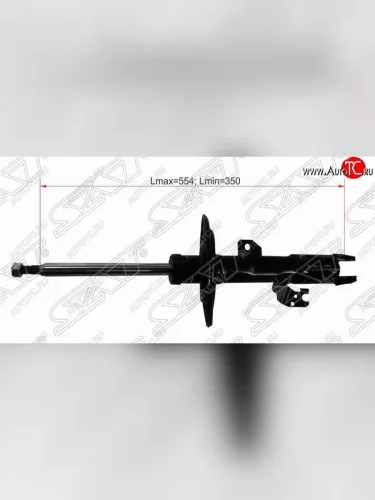 Левый амортизатор передний SAT (пружина бочка) Toyota Windom (2001-2006)