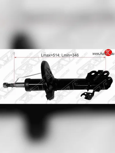 Левый амортизатор передний SAT Toyota Gaia  XM10 - Nadia  XN10