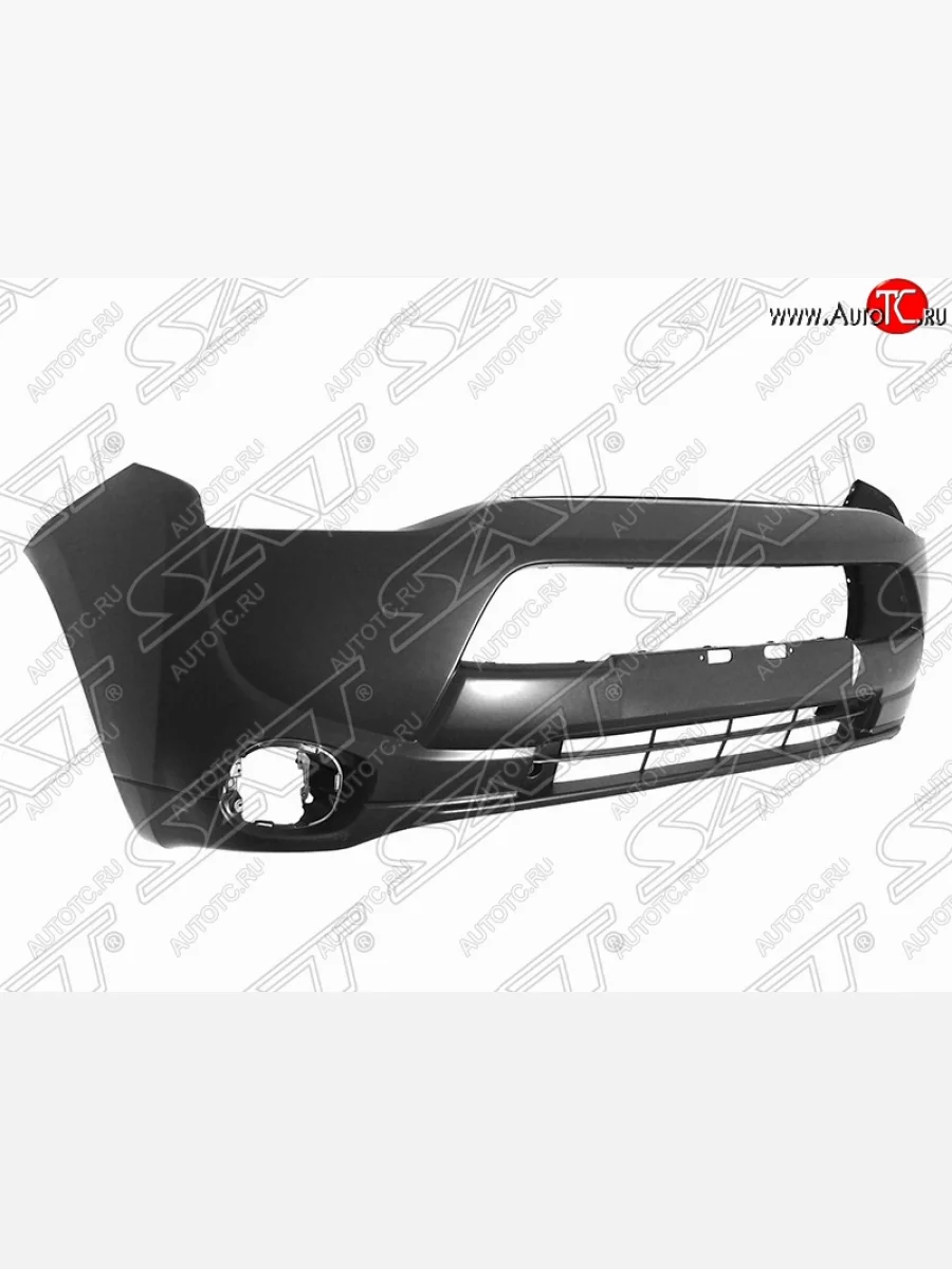 Передний бампер SAT Mitsubishi Outlander GF дорестайлинг (2012-2014) (Неокрашенный)  в Перми Пермском крае