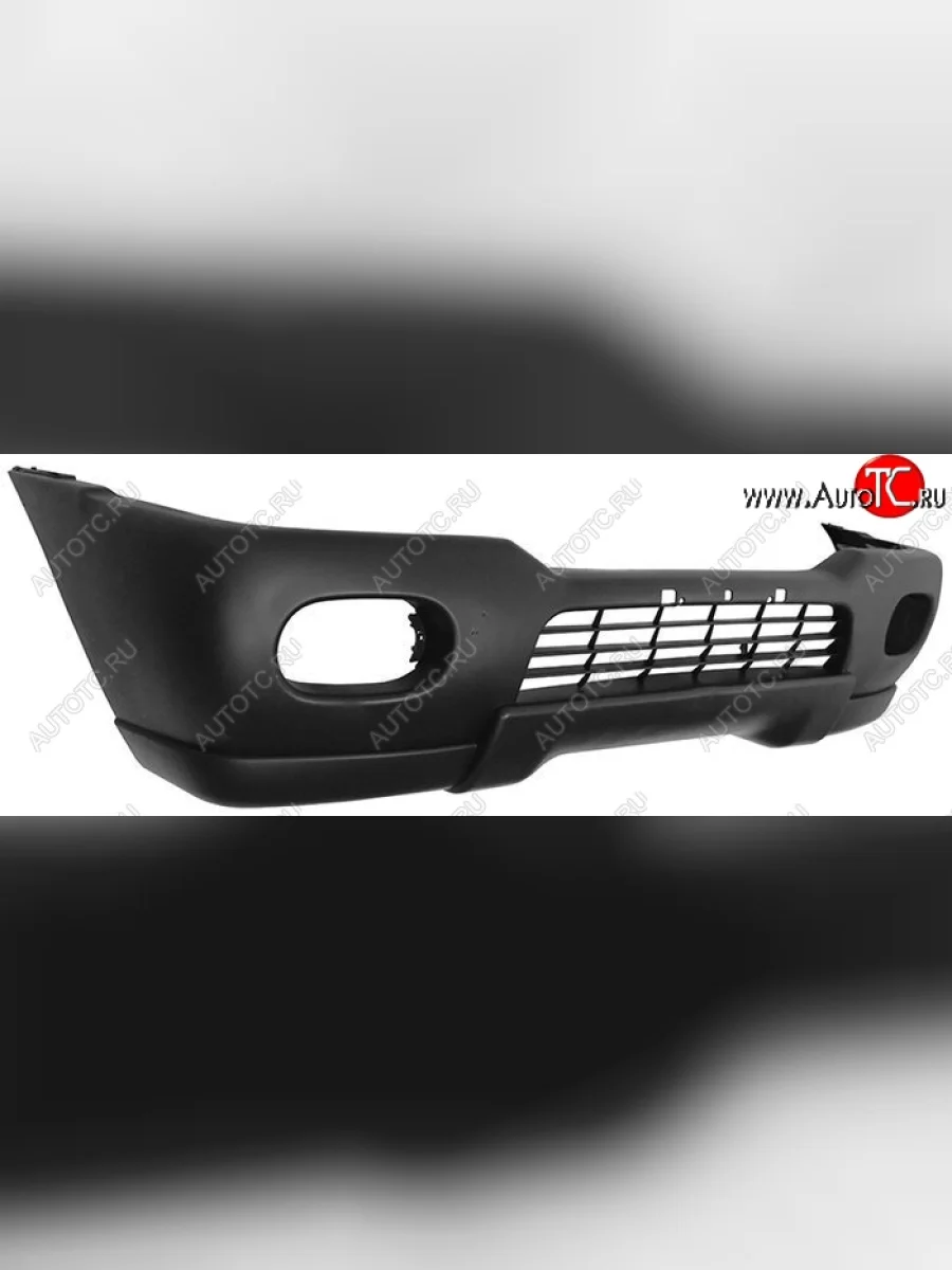 Передний бампер SAT Mitsubishi Pajero Sport PA рестайлинг (2004-2008) (Неокрашенный)  в Самаре Самарской области