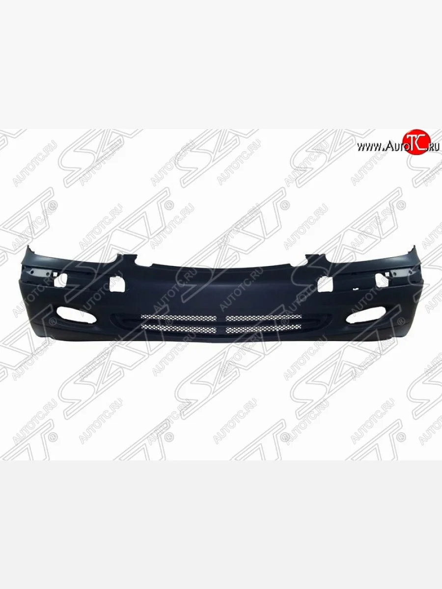 Передний бампер SAT (пр-во Тайвань) Mercedes-Benz S class W220 (1998-2005) (Неокрашенный)  в Самаре Самарской области