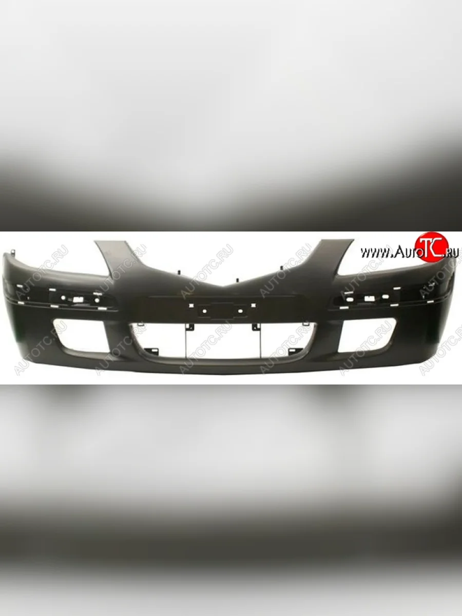 Передний бампер SAT (пр-во Тайвань) Mazda Premacy (1999-2004) (Неокрашенный)  с доставкой в г. Керчь