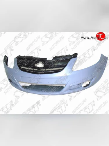 Передний бампер SAT Opel Corsa D   дорестайлинг, хэтчбэк 5 дв. (2006-2010)