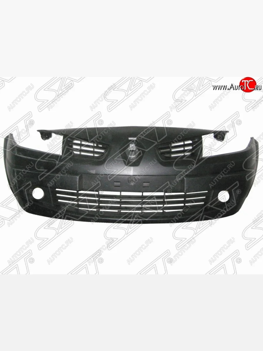 Передний бампер SAT Renault Megane универсал  рестайлинг (2006-2009) (Неокрашенный)  в Керчи Республика Крым
