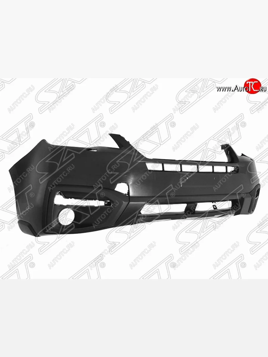 Передний бампер (под омыватели) SAT Subaru Forester SJ рестайлинг (2016-2019) (Неокрашенный)  в Керчи Республика Крым