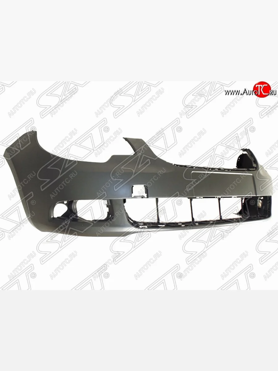Передний бампер SAT Skoda Superb B6 (3T) лифтбэк дорестайлинг (2008-2013) (Неокрашенный)  с доставкой в г. Керчь