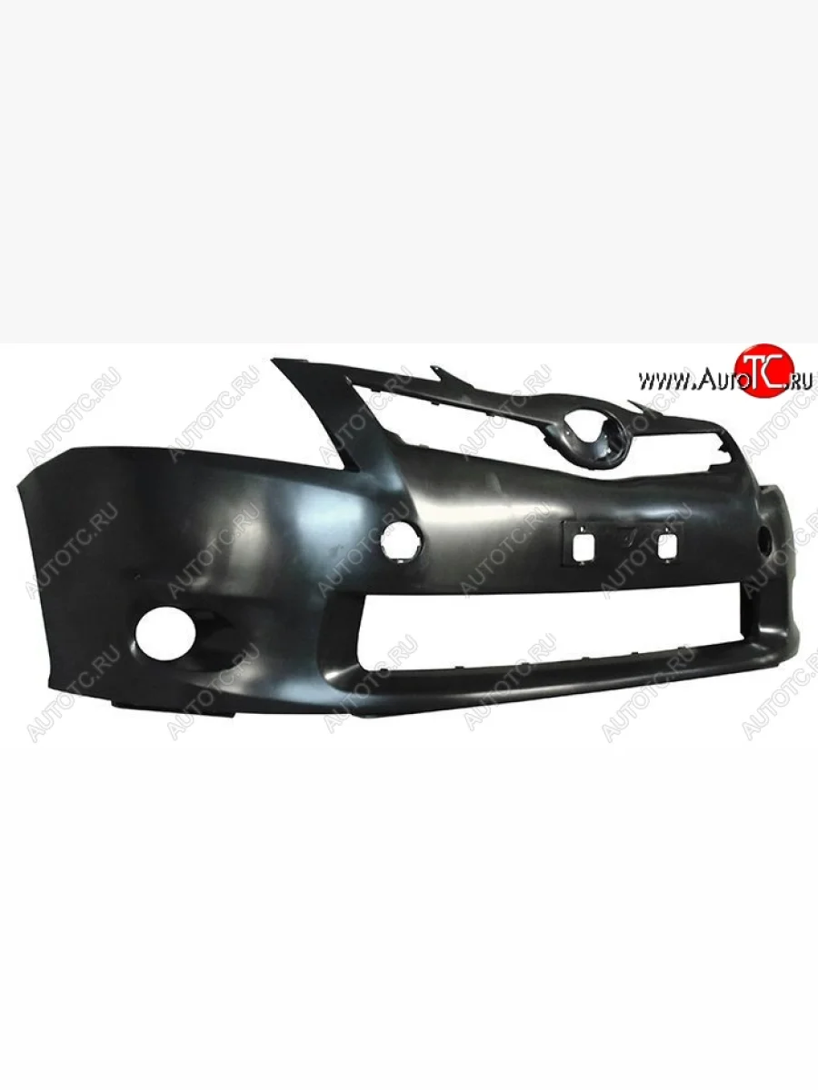 Передний бампер SAT Toyota Auris E150 хэтчбэк 5 дв. дорестайлинг (2006-2010) (Неокрашенный)  в Перми Пермском крае