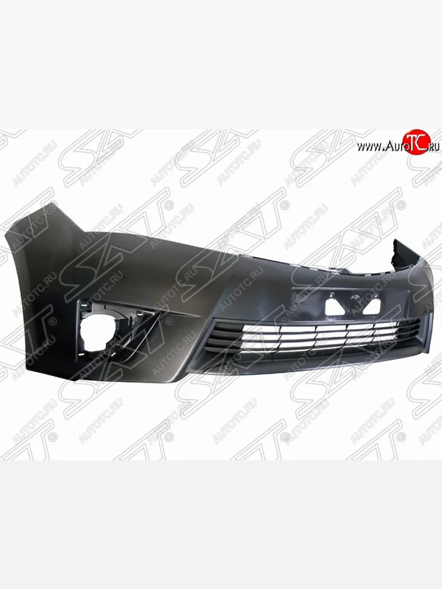 Передний бампер SAT Toyota Corolla E180 дорестайлинг (2013-2016) (Неокрашенный)  в Керчи Республика Крым