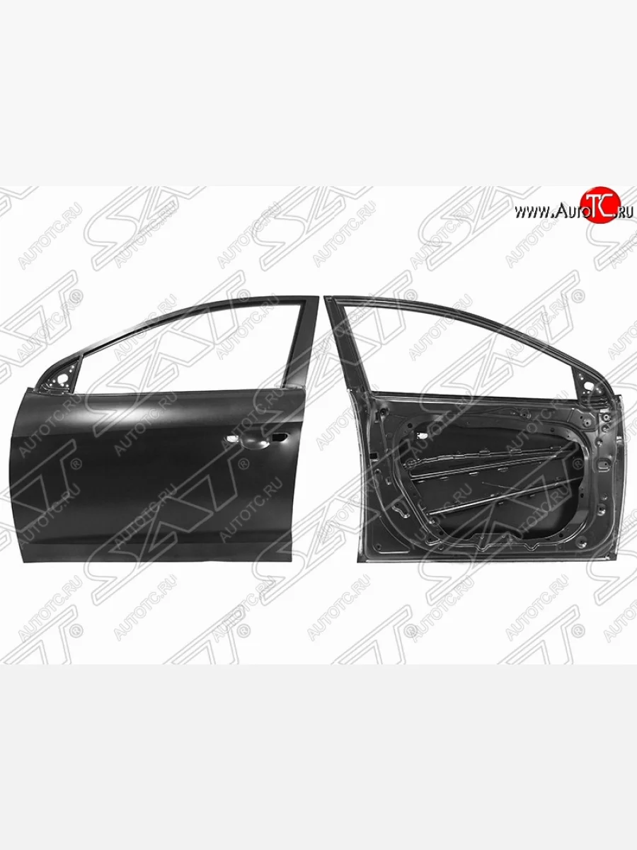 Левая дверь передняя SAT  Hyundai Elantra (2016-2020) AD (Неокрашенная)  в Самаре Самарской области