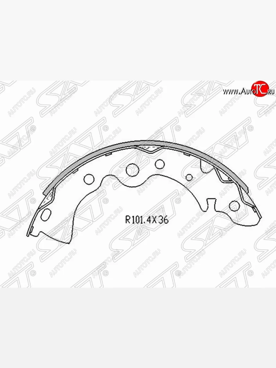 Колодки тормозные задние EURO SAT Nissan Almera Classic B10 седан (2006-2013)  в Самаре Самарской области