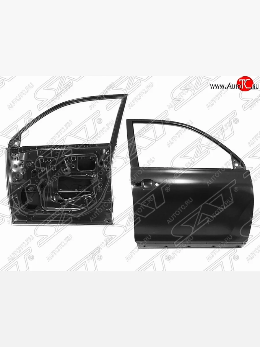 Левая дверь передняя SAT  Toyota Highlander (2007-2010) XU40 (Неокрашенная)  в Самаре Самарской области