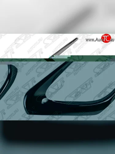 Левая рамка противотуманной фары SAT (хром) Toyota Camry  XV55 (2014-2017) 1-ый рестайлинг