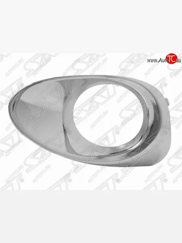 Левая оправа противотуманной фары SAT (хром ободок) Lexus RX350 AL10 рестайлинг (2012-2015)