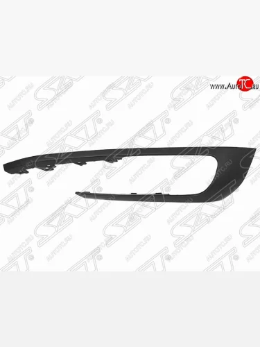 Левая рамка противотуманной фары SAT Volkswagen Touareg  2 NF (2014-2018) рестайлинг