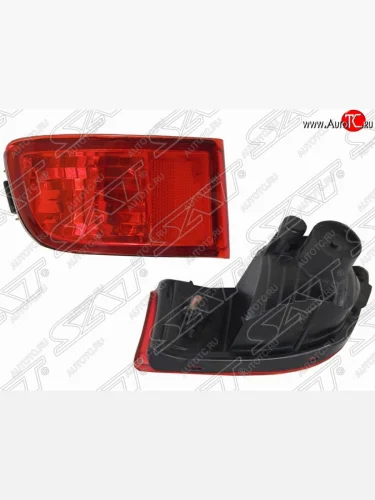 Левый катафот заднего бампера SAT Toyota Hilux Surf N210 рестайлинг (2005-2009)