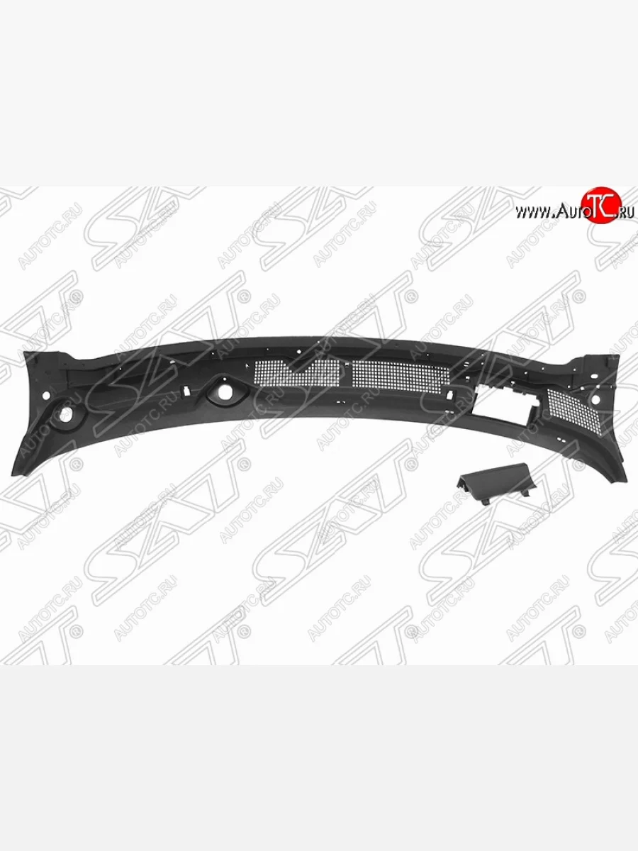 Обтекатель дворников (жабо) на автомобиль SAT Nissan Qashqai 2 J11 рестайлинг (2017-2022) (Неокрашенное)  в Керчи Республика Крым