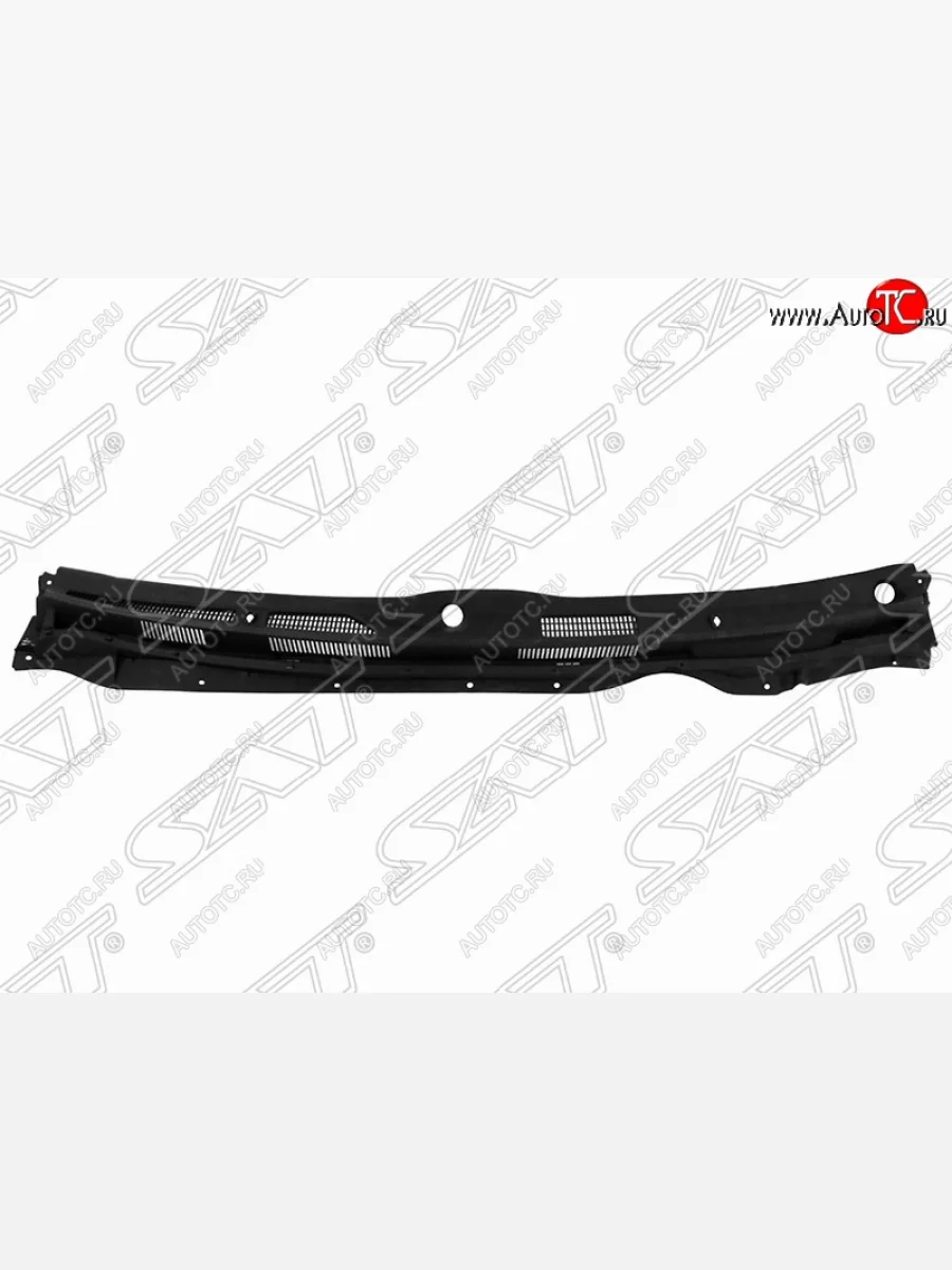 Обтекатель дворников (жабо) на автомобиль (широкая кабина - 1880 см) SAT Toyota Hiace H200 минивэн (Япония) 2-ой рестайлинг (2010-2013) (Неокрашенное)  в Самаре Самарской области