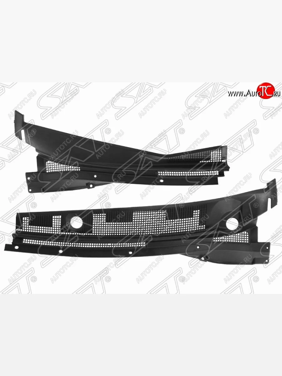 Панель под дворники SAT (жабо, LH+RH комплект) Mitsubishi Lancer 9 CS седан 1-ый рестайлинг (2003-2005) (Неокрашенное)  с доставкой в г. Керчь