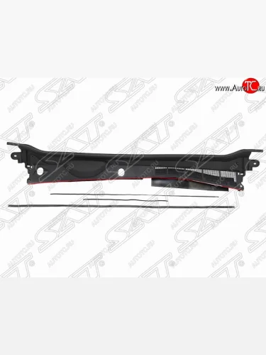 Обтекатель дворников (жабо) на автомобиль SAT Toyota Hilux AN120 дорестайлинг (2016-2020)