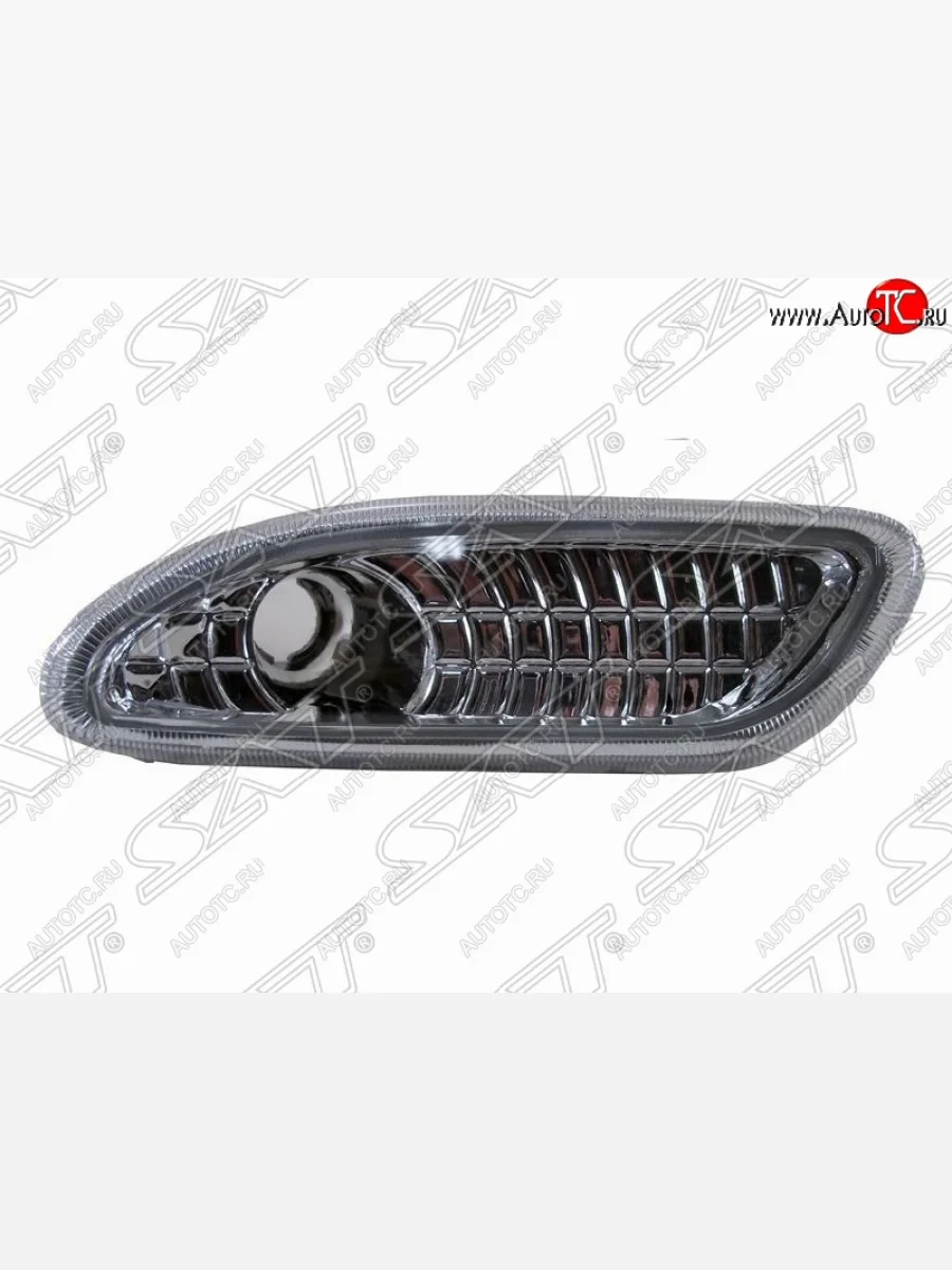 Левый указатель поворота в бампер SAT (хрусталь) Mercedes-Benz C-Class W203 дорестайлинг седан (2000-2004)  в Воронеже Воронежской области