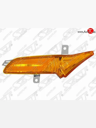 Левый указатель поворота в бампер SAT (жёлтый) Porsche Cayenne 957 (2007-2010)