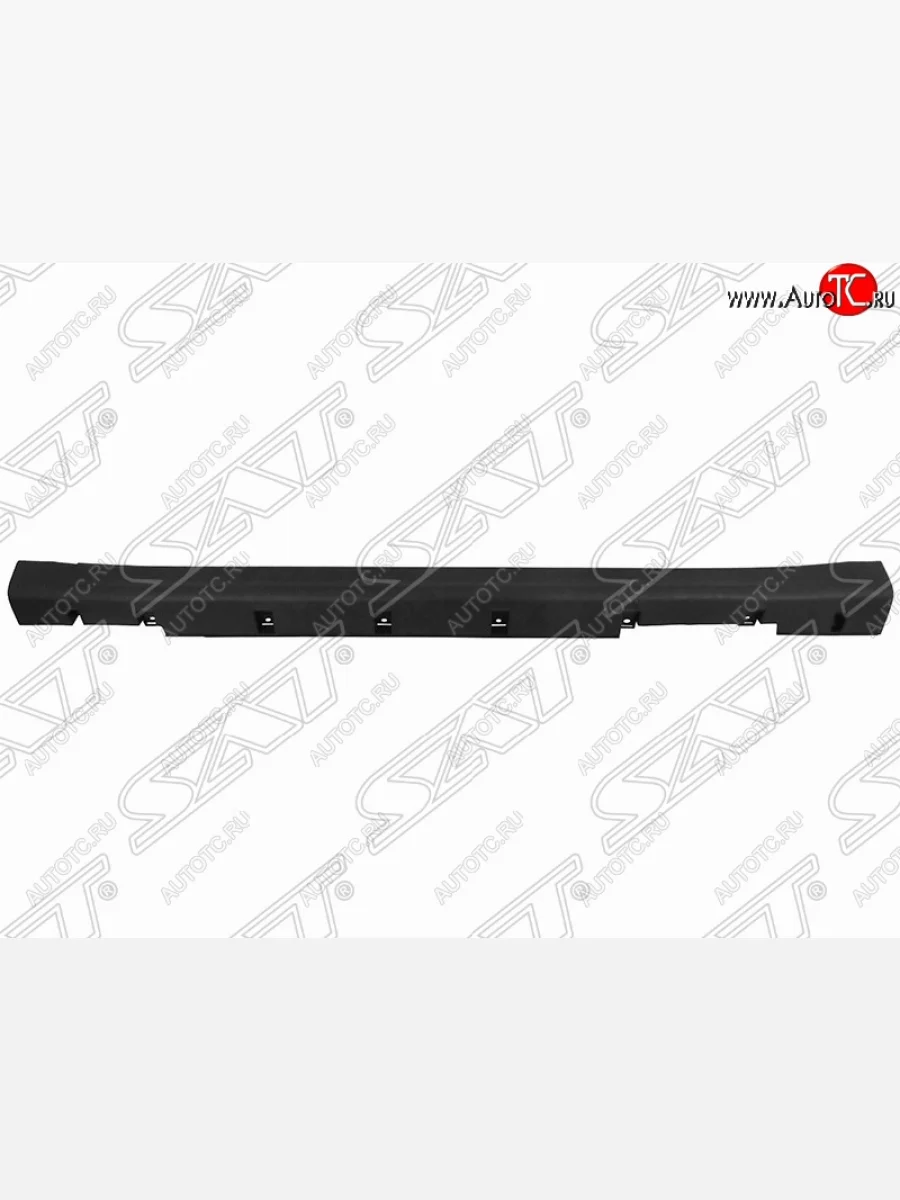 Левый порог пластиковый SAT Nissan Tiida 1 C11 хэтчбэк дорестайлинг, Япония (2004-2007) (Неокрашенный)  в Самаре Самарской области