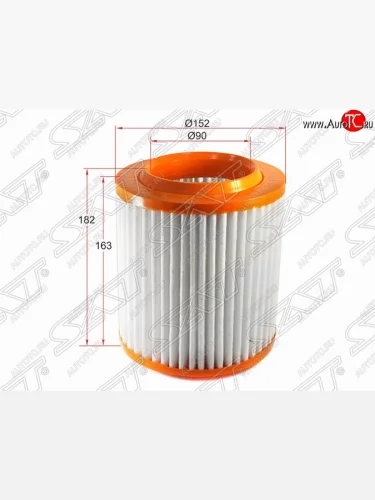 Фильтр воздушный двигателя SAT Audi A8  D3 (2002-2009) дорестайлинг, 1-ый рестайлинг, 2-ой рестайлинг