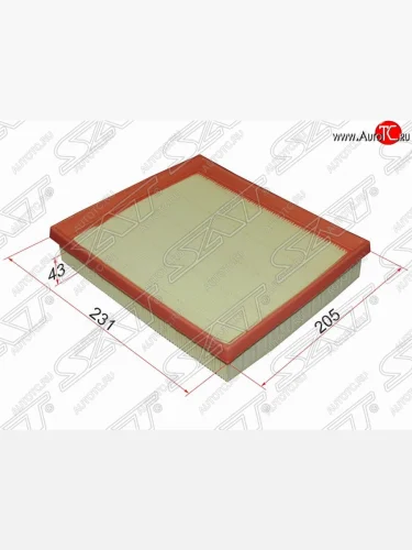 Фильтр воздушный двигателя SAT BMW 1 серия ( F21,  F20) - 5 серия ( F07,  F08)