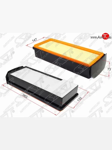 Фильтр воздушный двигателя SAT (diesel) BMW 5 серия ( F11,  F10) - X5  F15