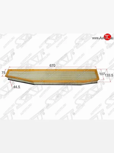 Фильтр воздушный двигателя SAT (diesel) BMW X3  E83 (2003-2009)