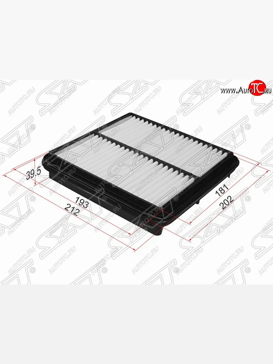 Фильтр воздушный двигателя SAT (212/193х202/181х39.4 mm)  Chevrolet Lanos (1997-2017), Daewoo Sense (1997-2008), ЗАЗ Chance (2009-2017), ЗАЗ Sens (2007-2017)  в Керчи Республика Крым