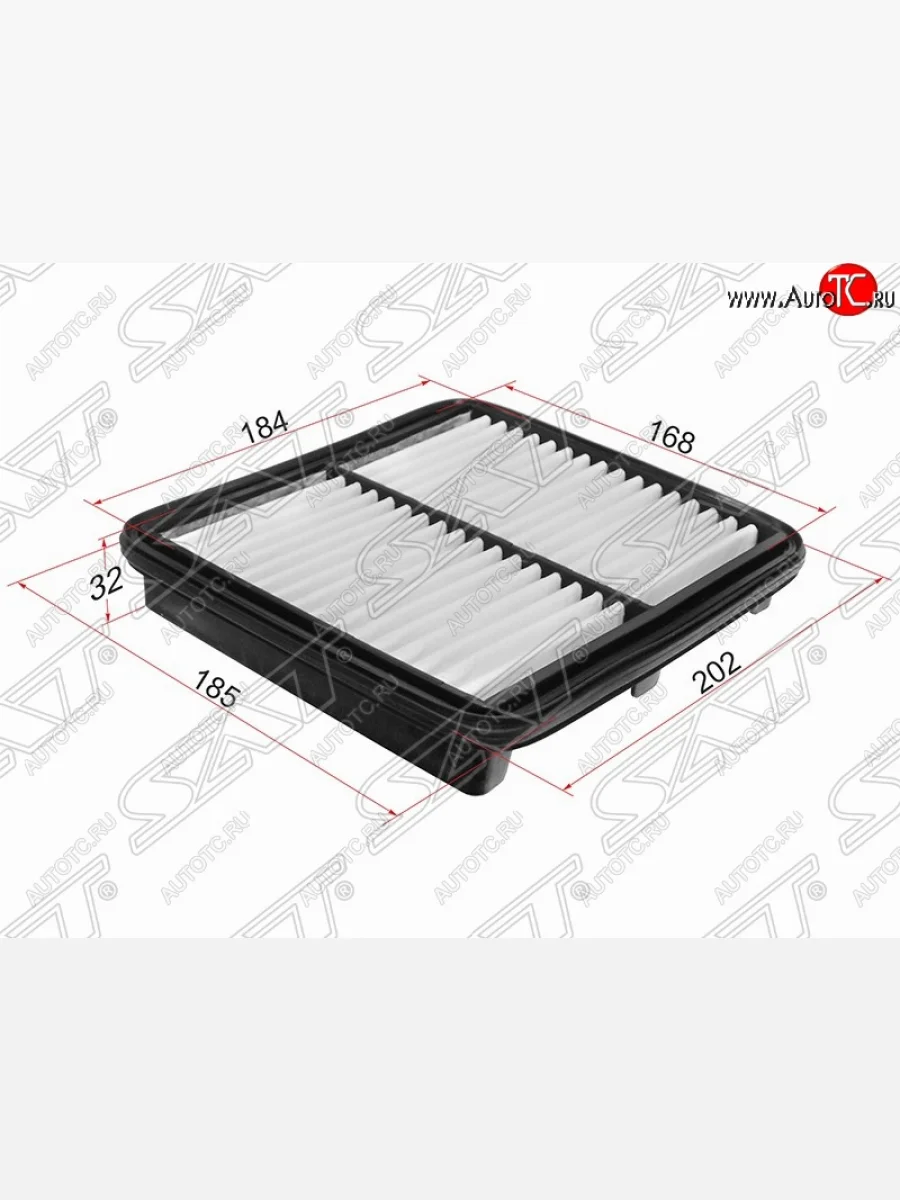 Фильтр воздушный двигателя SAT (202/184х185/168х32 mm)  Chevrolet Spark (2005-2010), Daewoo Matiz (1998-2016)  в Керчи Республика Крым