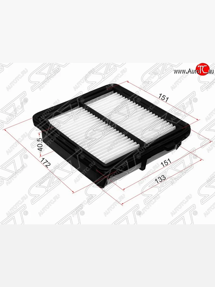 Фильтр воздушный двигателя SAT (172/151х.151/133х40.5 mm)  Honda Insight (2009-2014) ZE2  в Воронеже Воронежской области