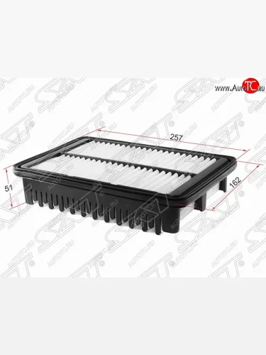 Фильтр воздушный двигателя SAT (1.6, 2.0) Hyundai Creta  GS (2015-2021) дорестайлинг, рестайлинг